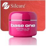 metallic 30 Nude Love base one żel kolorowy gel kolor SILCARE 5 g